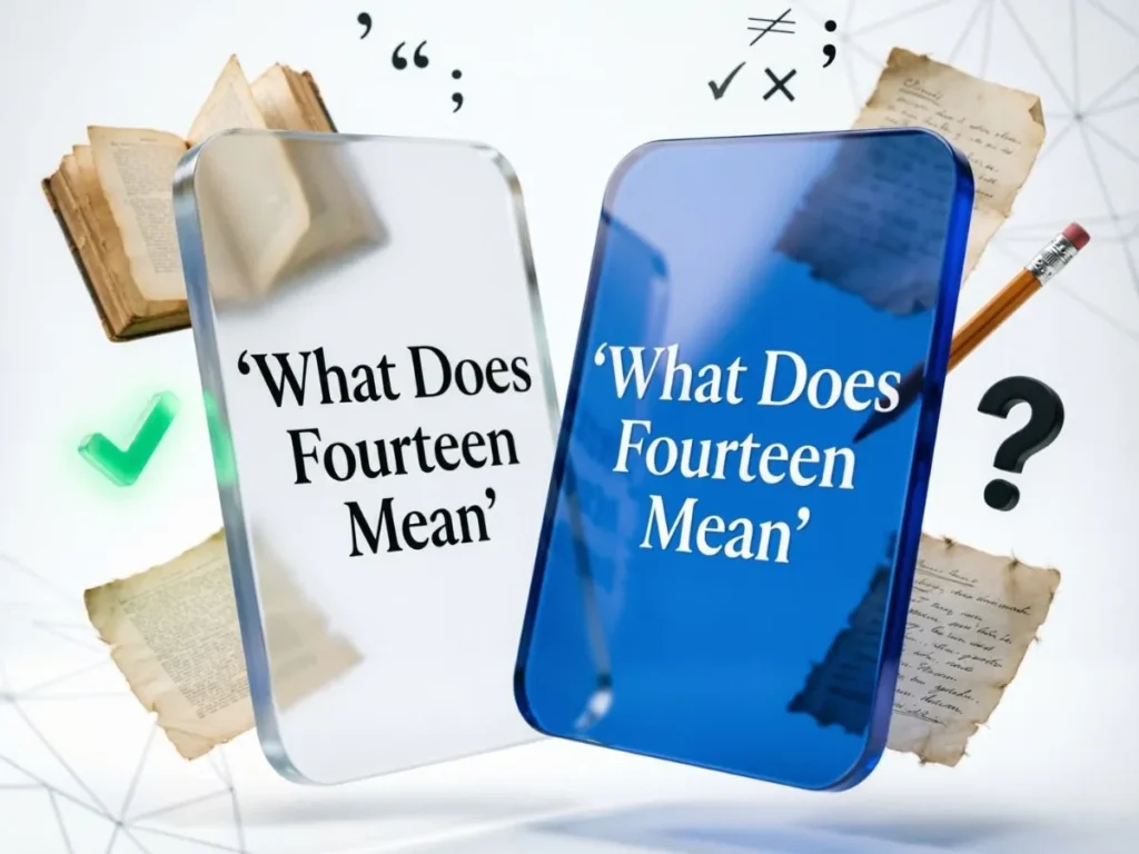 What Does Fourteen Mean