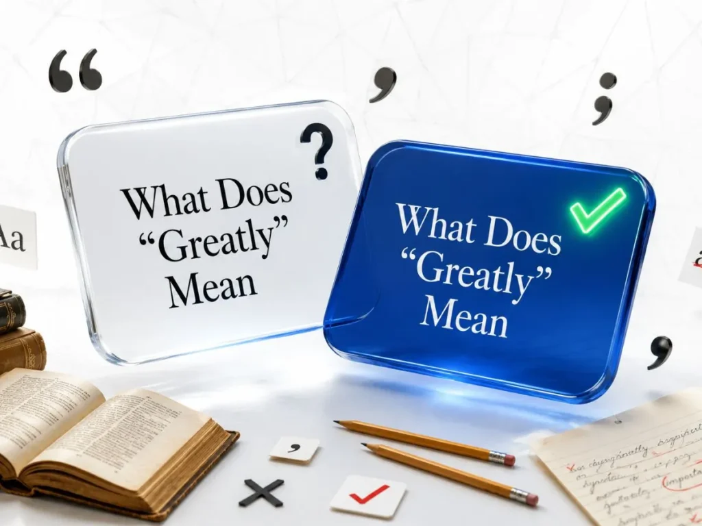 What Does “Greatly” Mean