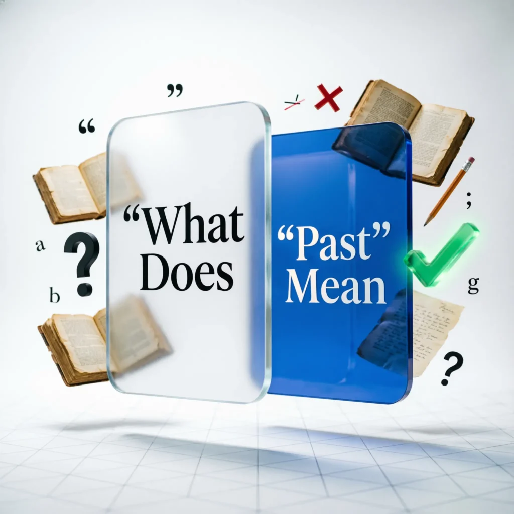 What Does “Past” Mean