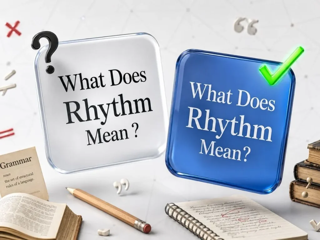 What Does Rhythm Mean