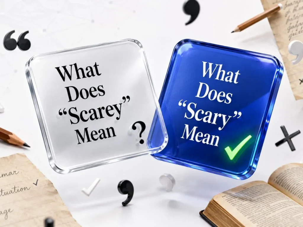 What Does “Scarey” Mean