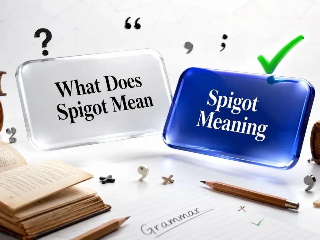 What Does Spigot Mean