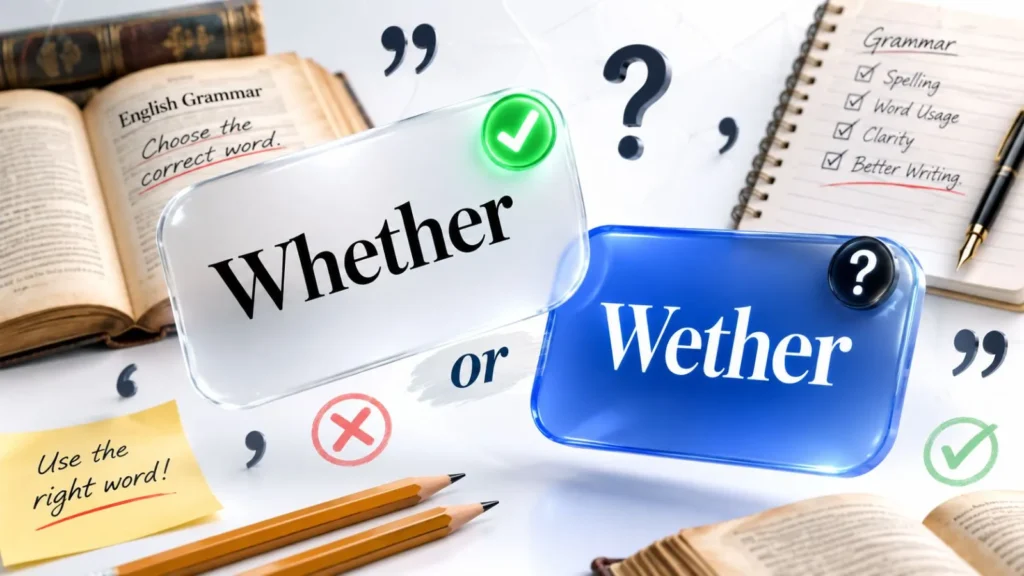 What Does “Whether” Mean
