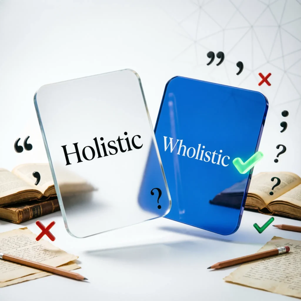 Why People Confuse Holistic and Wholistic