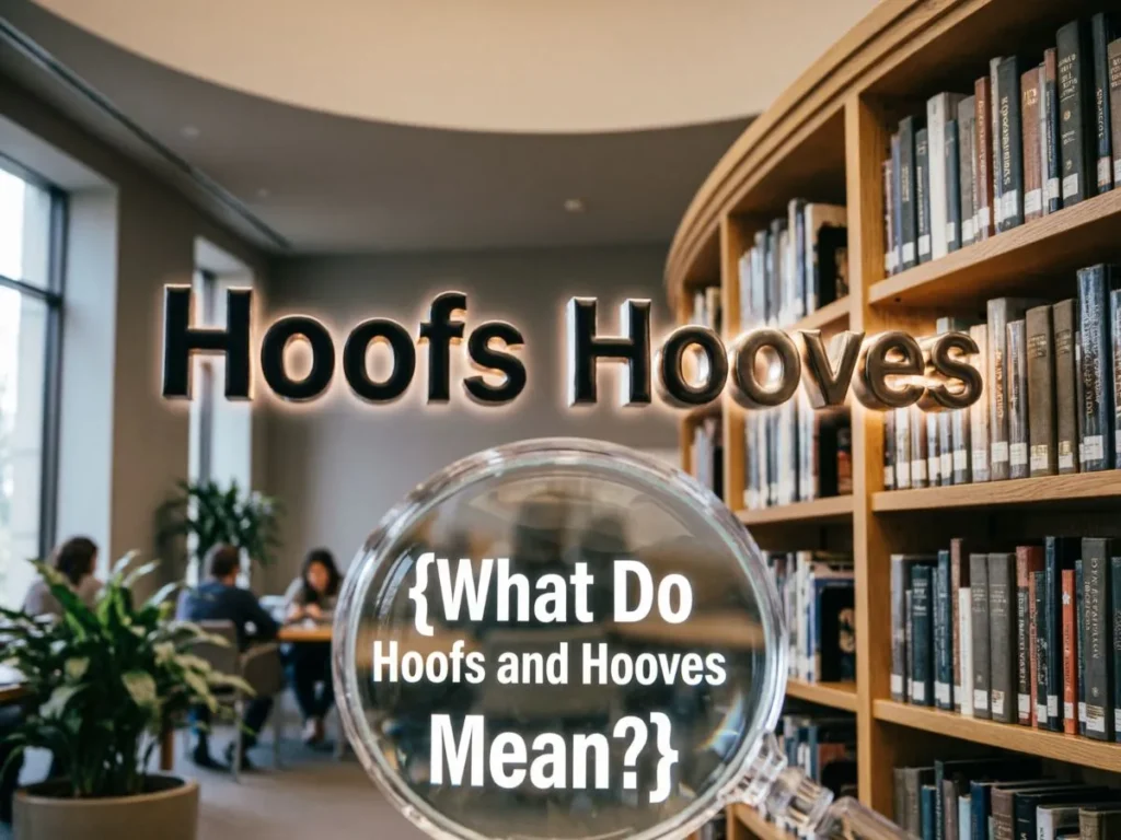 What Do Hoofs and Hooves Mean?