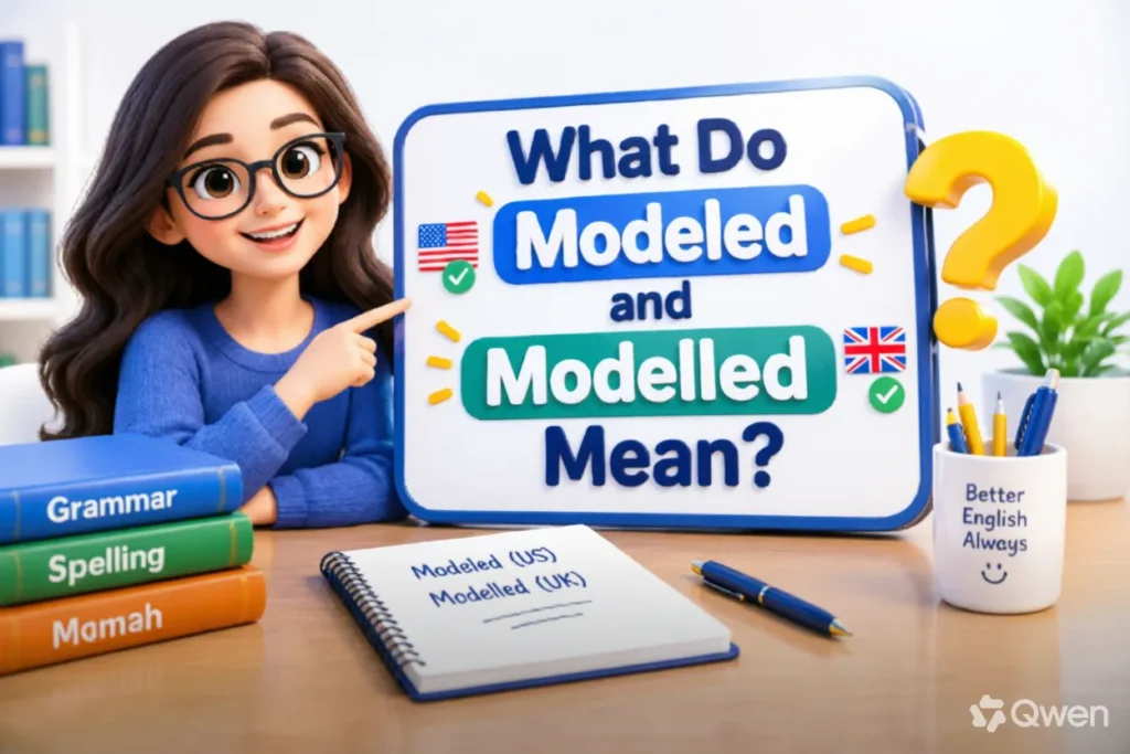 What Do Modeled and Modelled Mean?