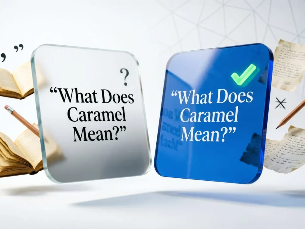 What Does Caramel Mean