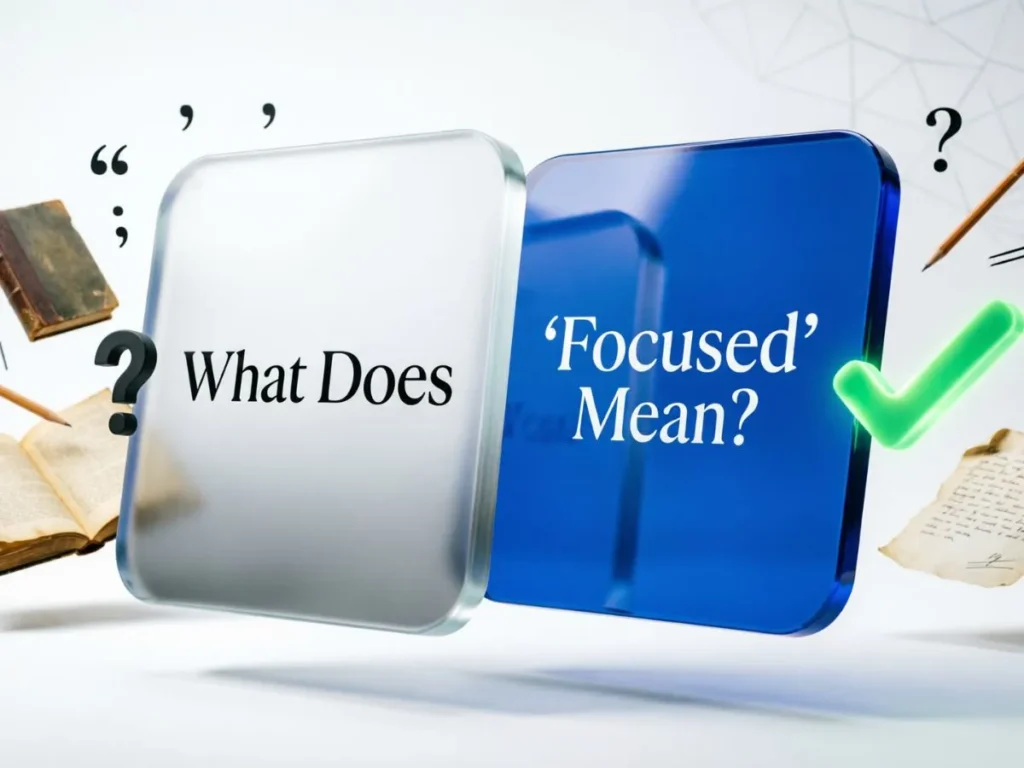What Does “Focused” Mean?