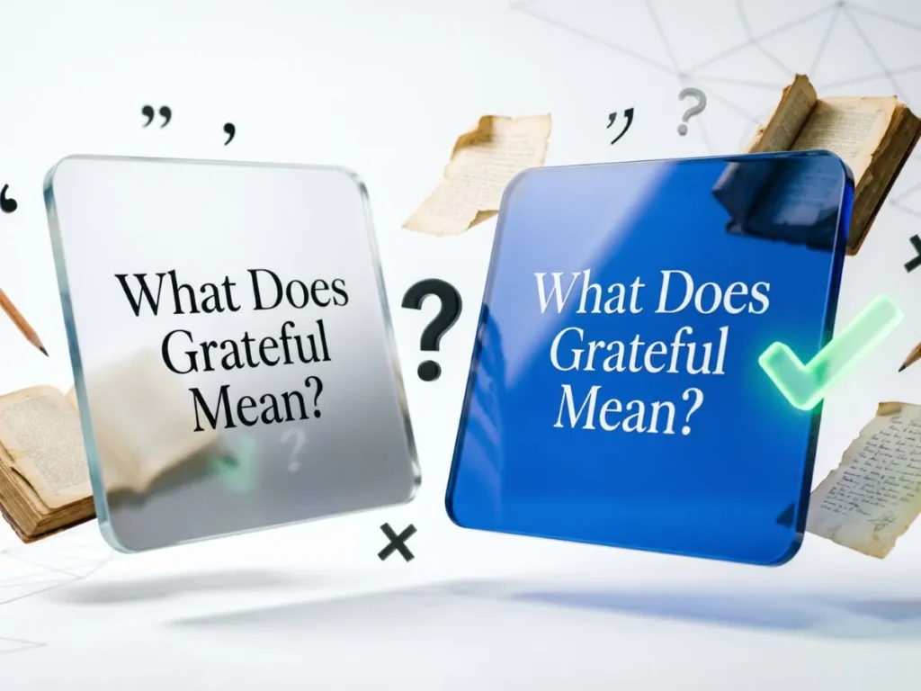 What Does Grateful Mean