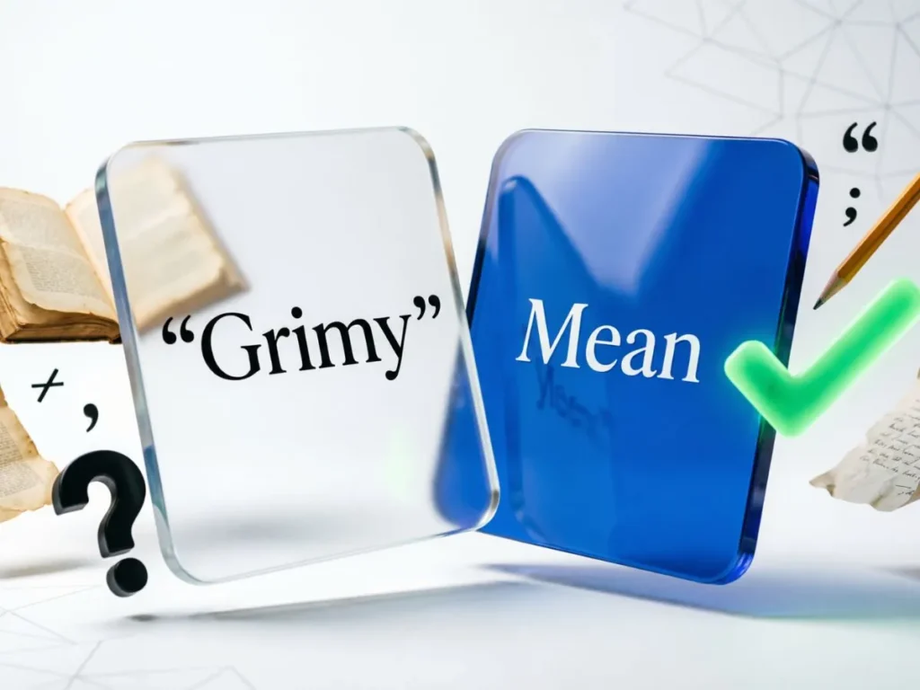 What Does “Grimy” Mean