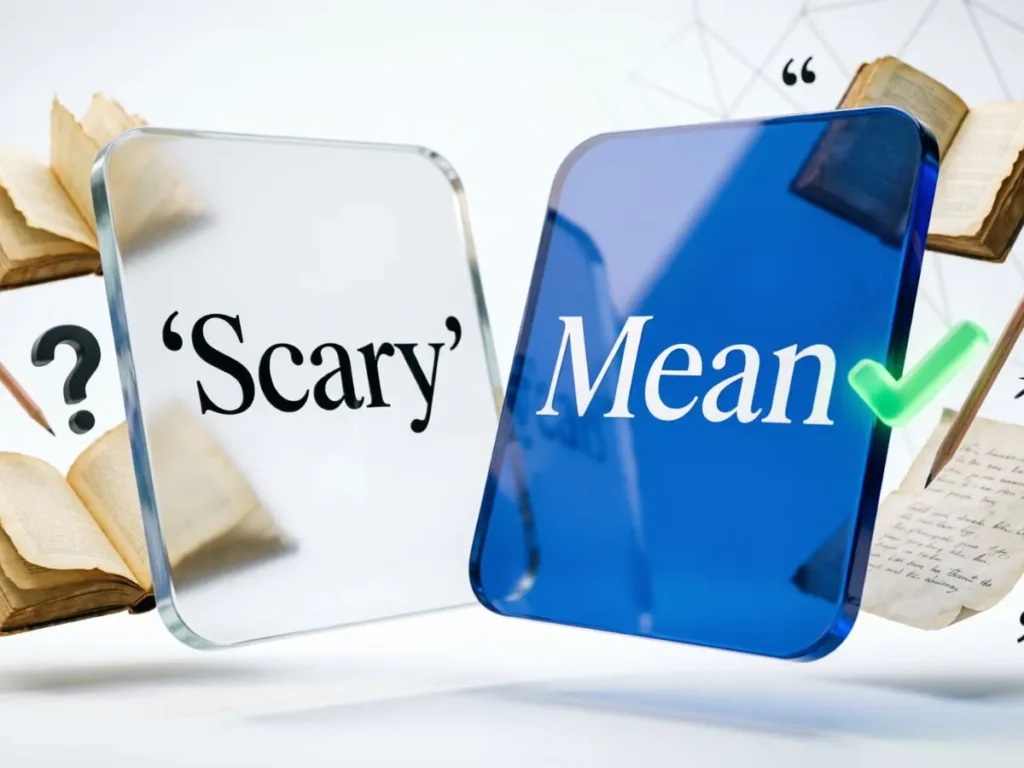 What Does “Scary” Mean