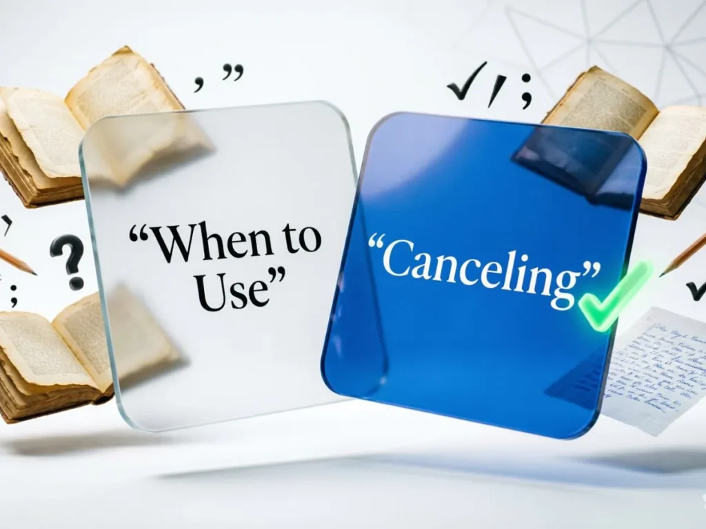 When to Use Canceling