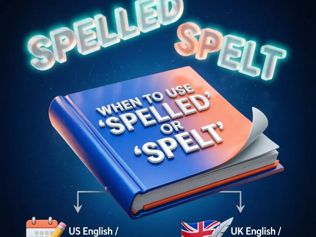 When to Use “Spelled” or “Spelt”