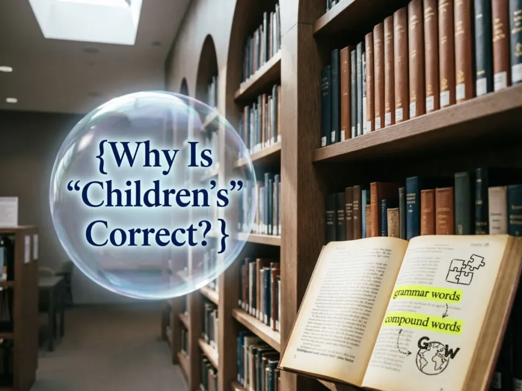 Why Is “Children’s” Correct?
