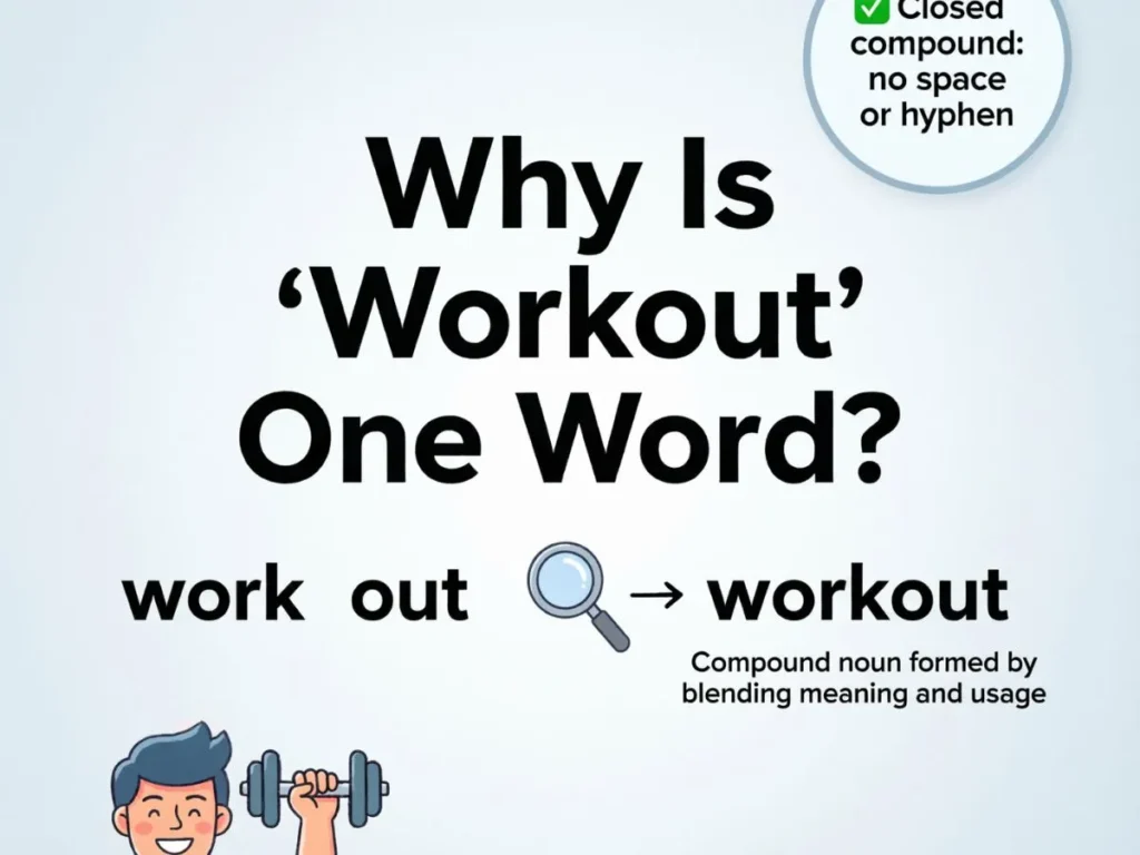 Why Is “Workout” One Word?