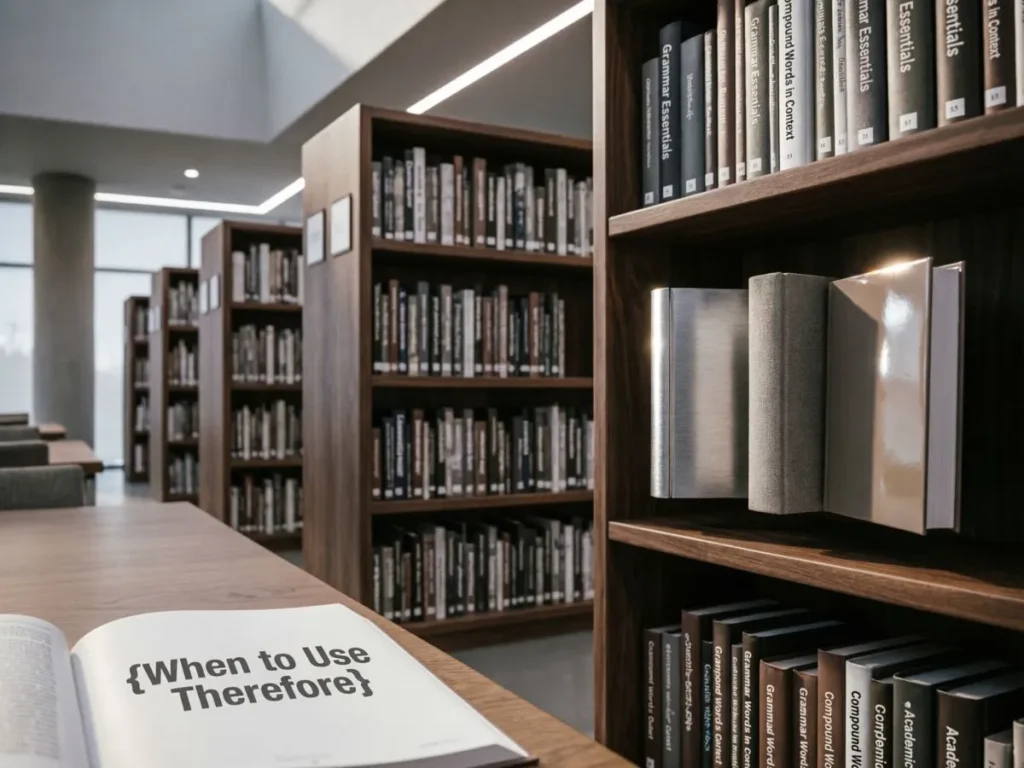 When to Use Therefore