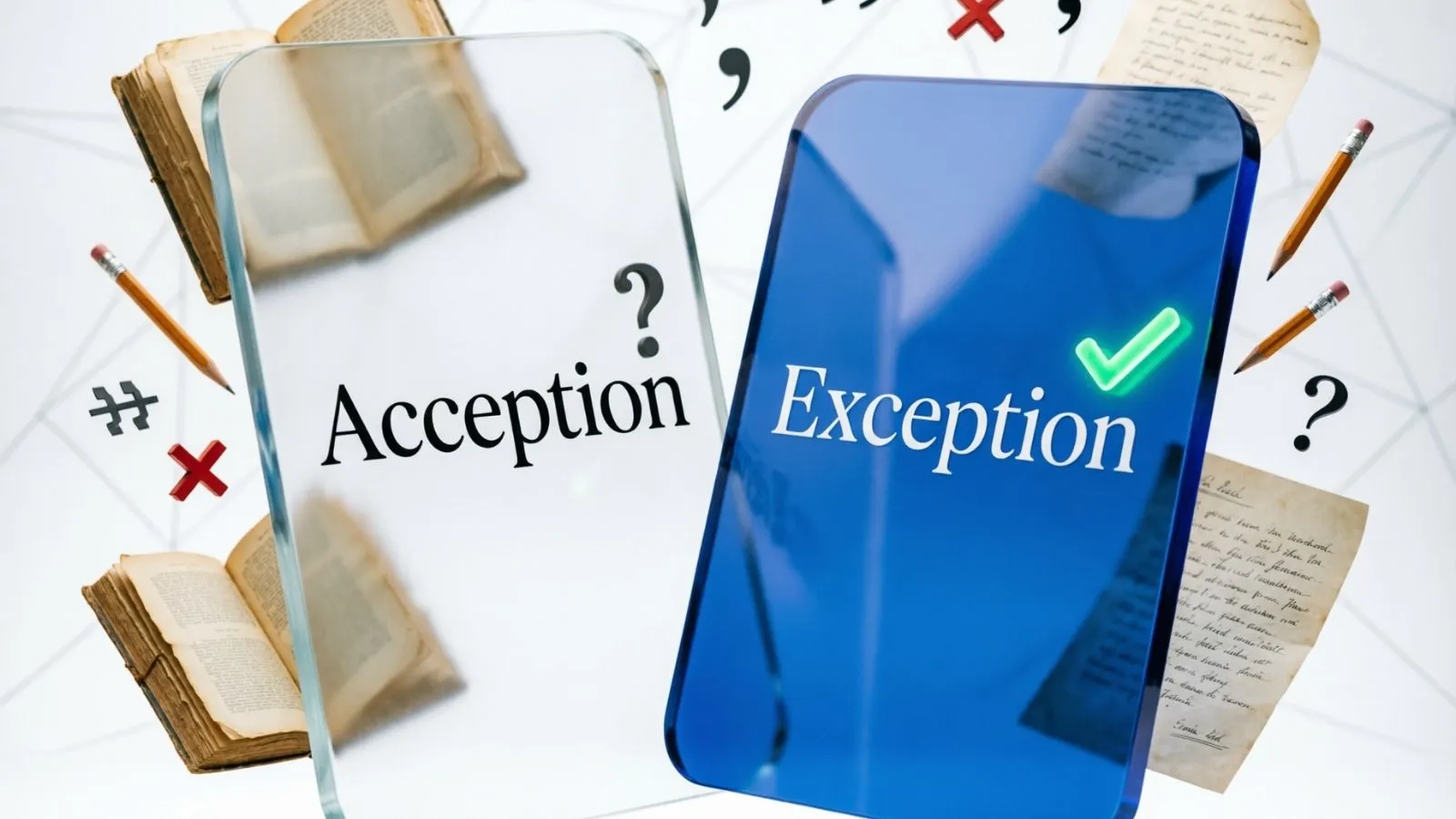 Acception vs Exception