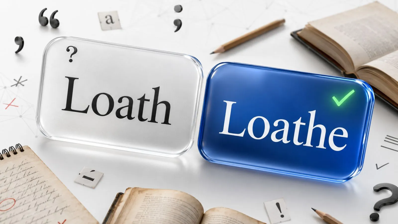 Loath or Loathe: 