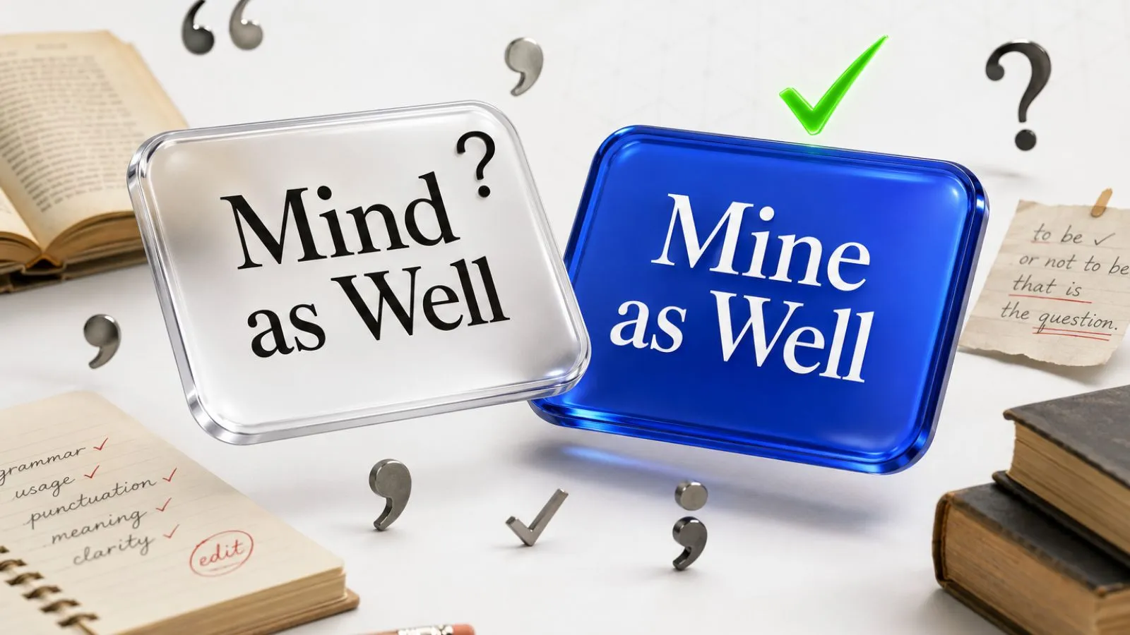Mind as Well or Mine as Well