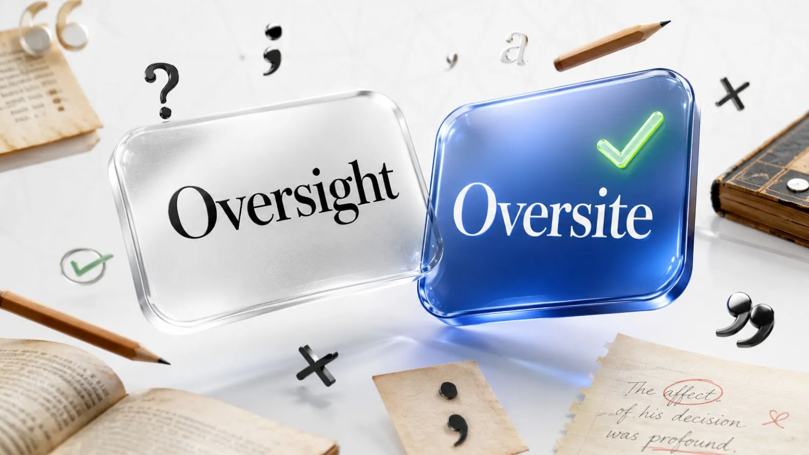 Oversight or Oversite