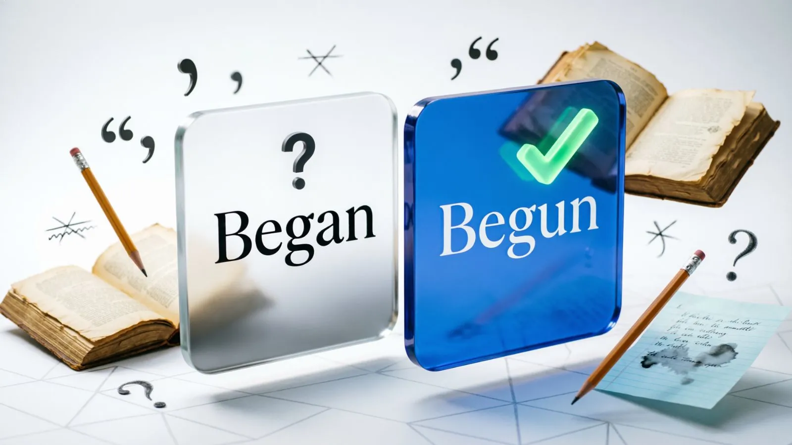 Began or Begun