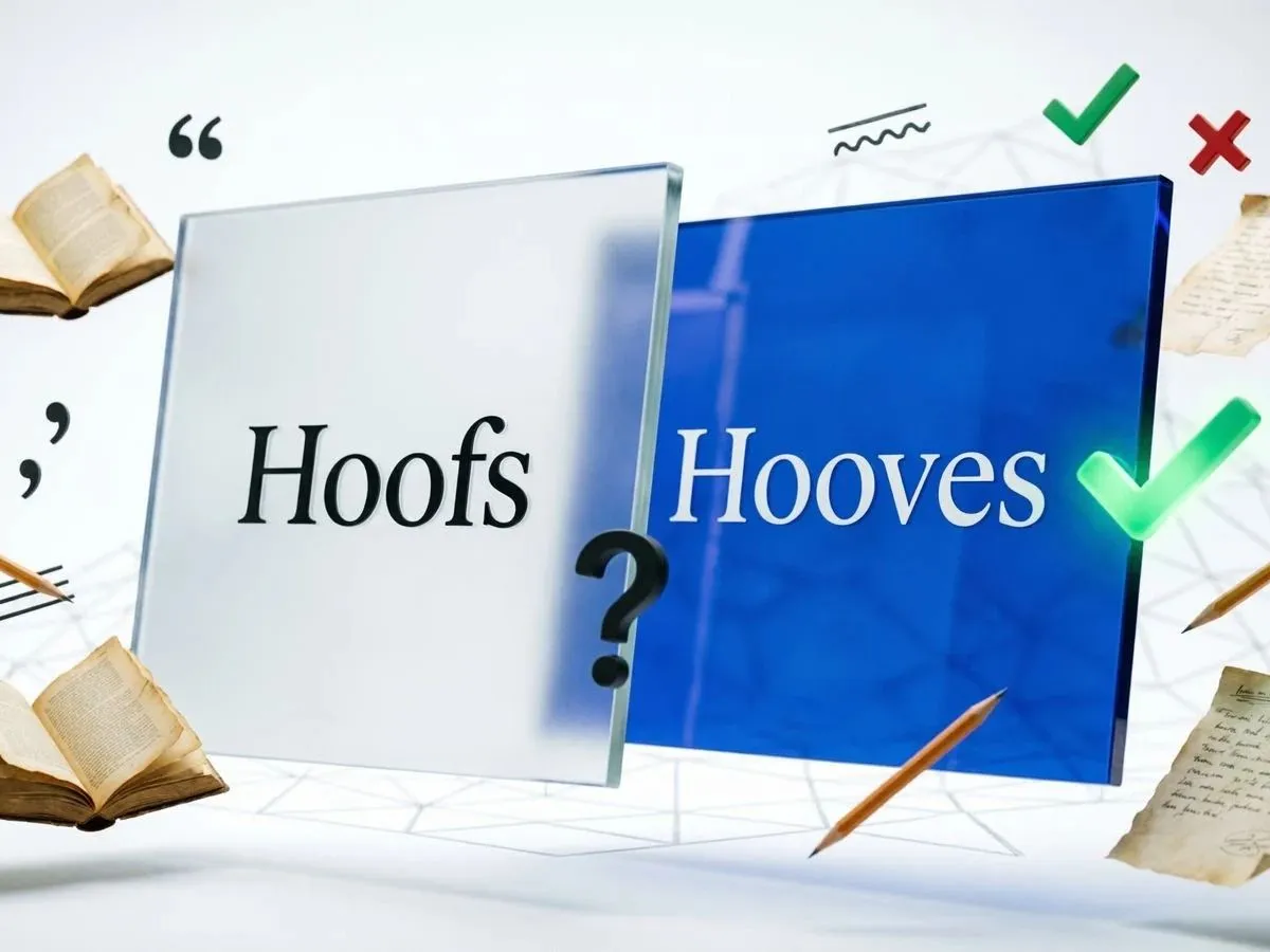 Hoofs or Hooves