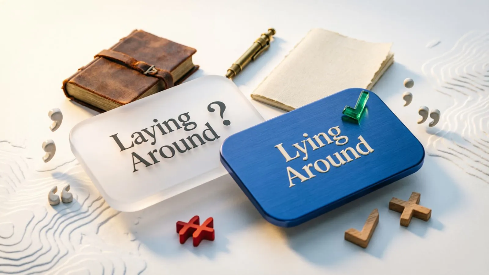 Laying Around or Lying Around