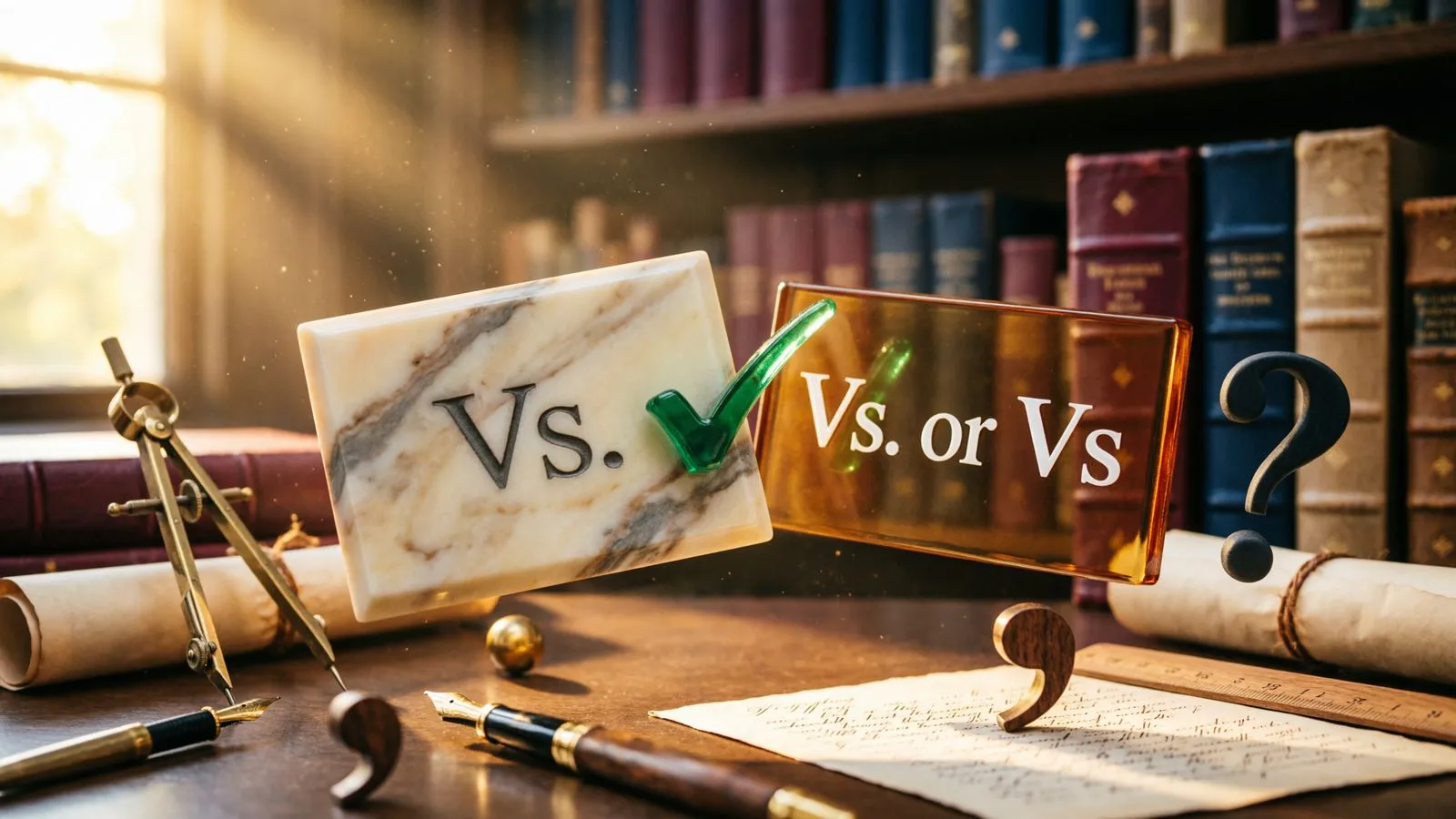 Vs. or Vs